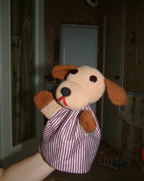 Как связать собачку крючком