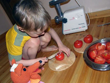 Домашний театр, связанный крючком